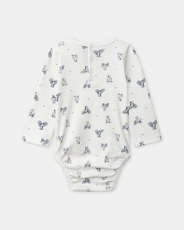 Body imprim&eacute; chiens Coloris &eacute;cru  Sergent Major