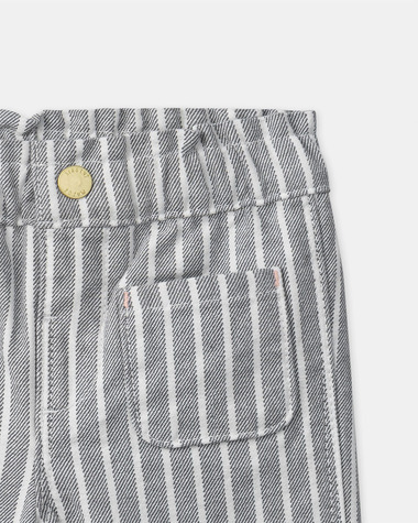 Pantalon flare &agrave; rayures Coloris gris  Sergent Major