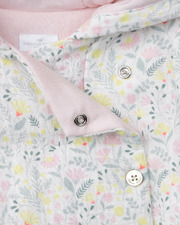 Veste à capuche imprimé fleuri Coloris rose Sergent Major