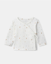 Ensemble haut, pantalon et bonnet imprimé feuillage Coloris écru Sergent Major
