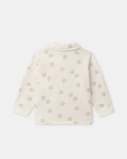 Polo imprim&eacute; ours Coloris &eacute;cru  Sergent Major