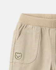Pantalon avec broderie ourson Coloris beige  Sergent Major