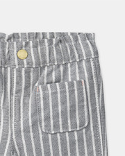 Pantalon flare &agrave; rayures Coloris gris  Sergent Major