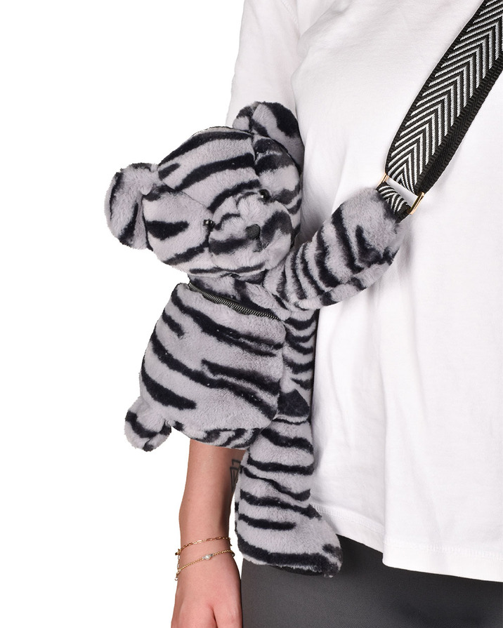 Sac bandouli&egrave;re ours Coloris z&egrave;bre  Doudou et Compagnie
