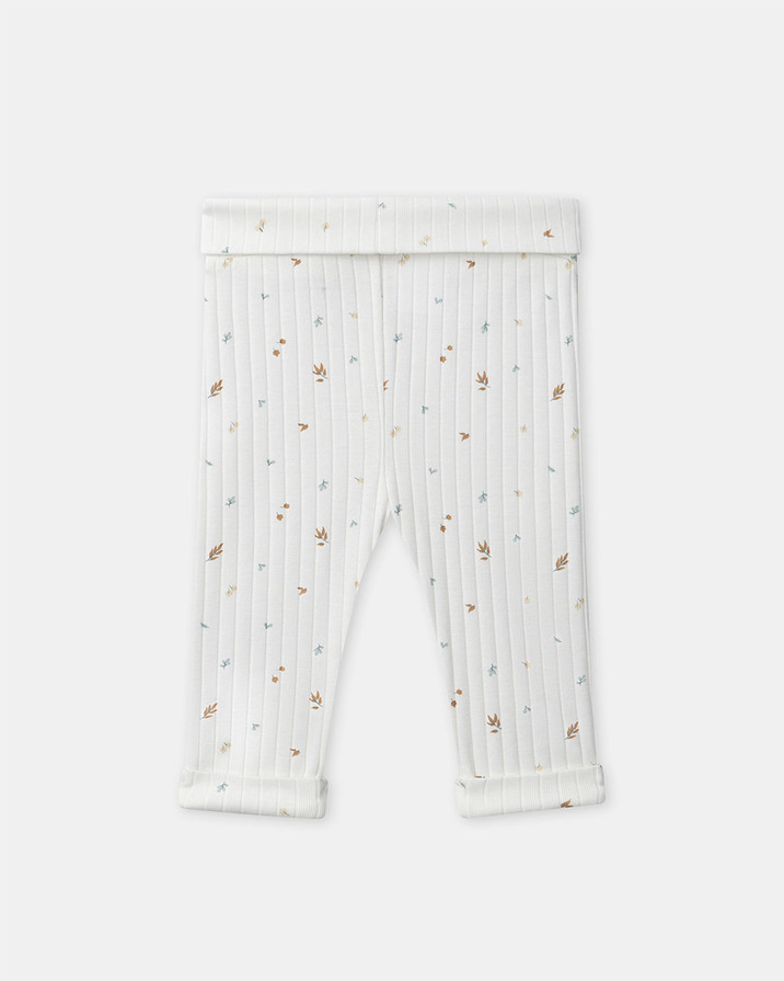 Ensemble haut, pantalon et bonnet imprimé feuillage Coloris écru Sergent Major