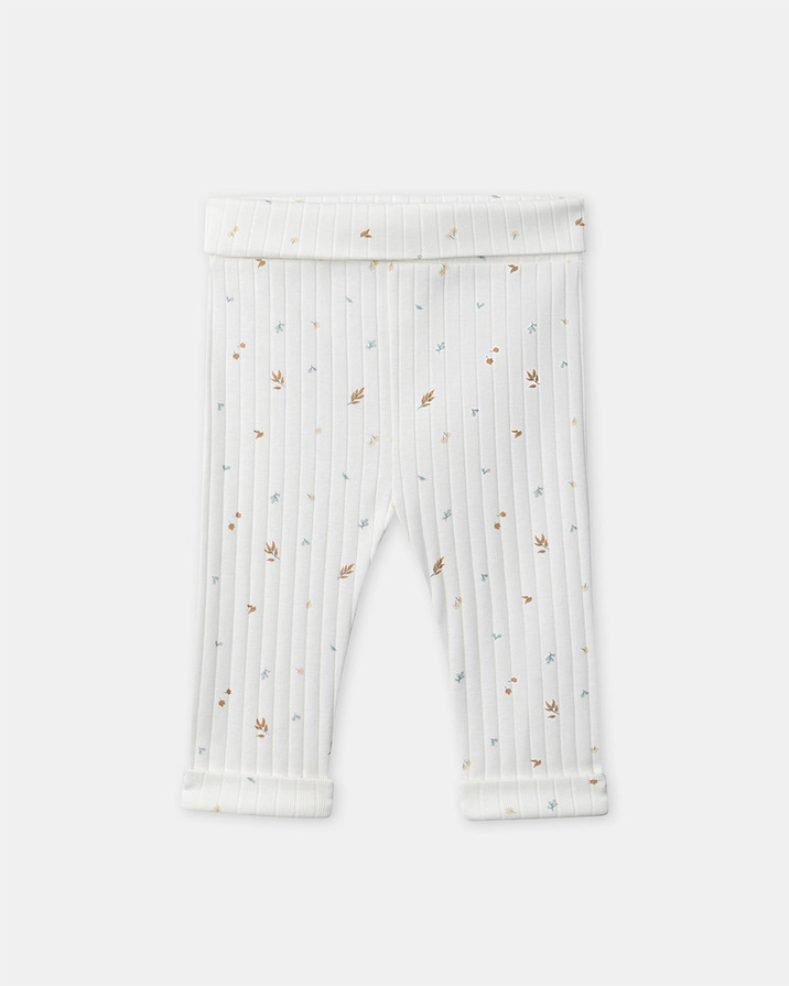 Ensemble haut, pantalon et bonnet imprimé feuillage Coloris écru Sergent Major