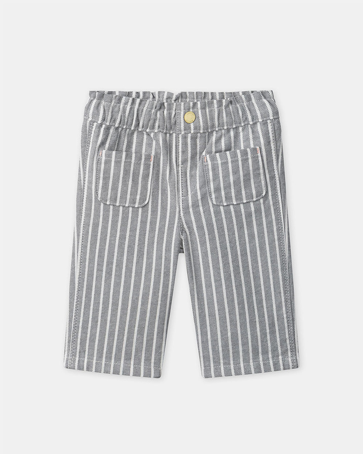 Pantalon flare &agrave; rayures Coloris gris  Sergent Major