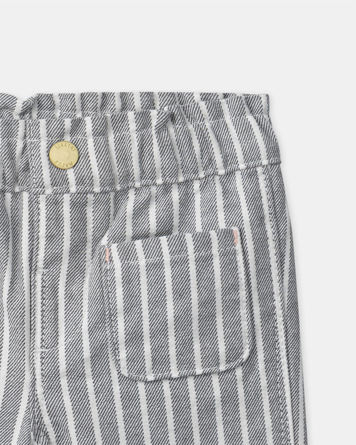 Pantalon flare &agrave; rayures Coloris gris  Sergent Major