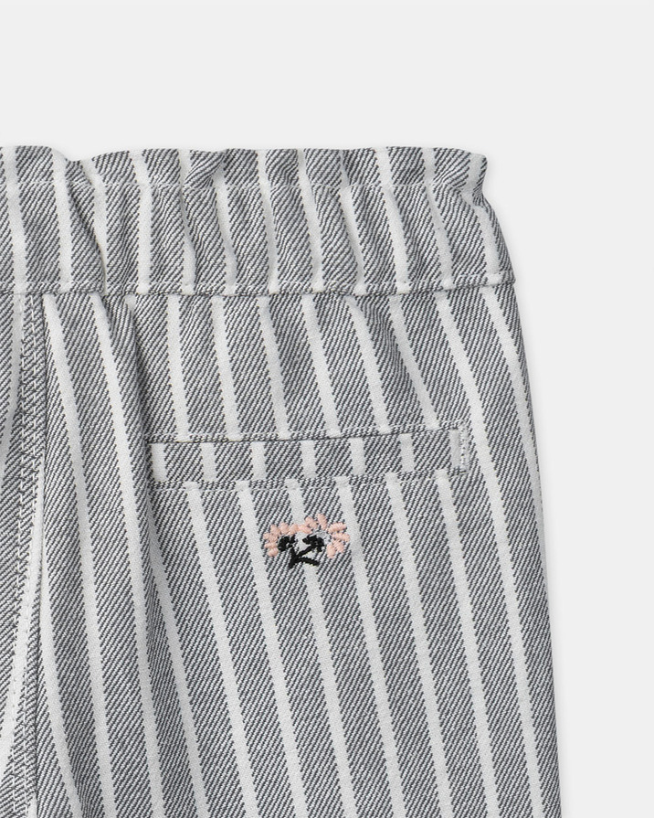 Pantalon flare &agrave; rayures Coloris gris  Sergent Major