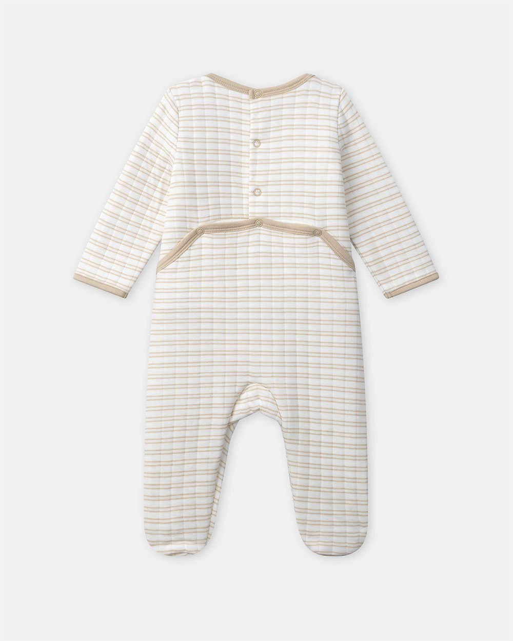 Grenouillère à broderies oies Coloris beige Sergent Major