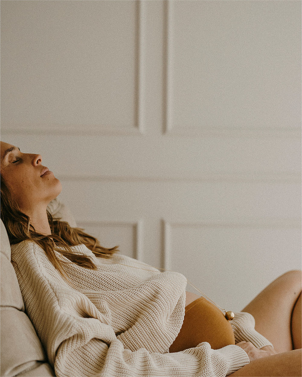 Bola de grossesse Bonne étoile Coloris Or Jaune sur chaine Ilado