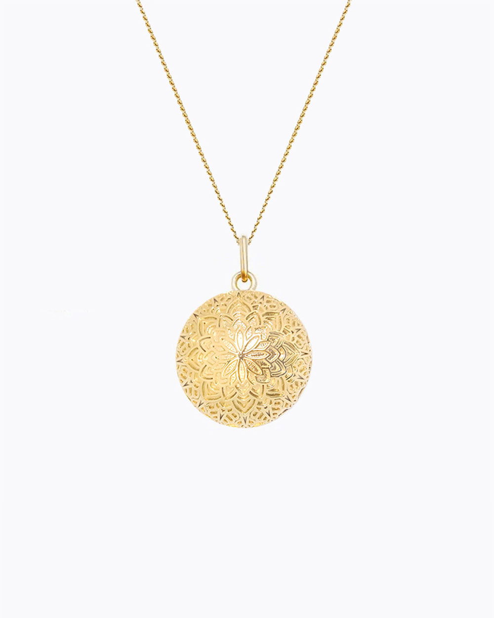 Bola de grossesse Dentelle Coloris Or Jaune sur chaine  Ilado