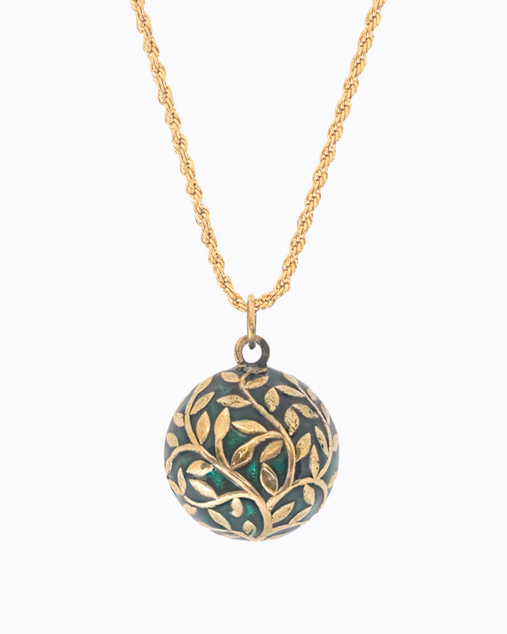 Bola de grossesse Vegetal Coloris Or jaune sur chaine  Ilado