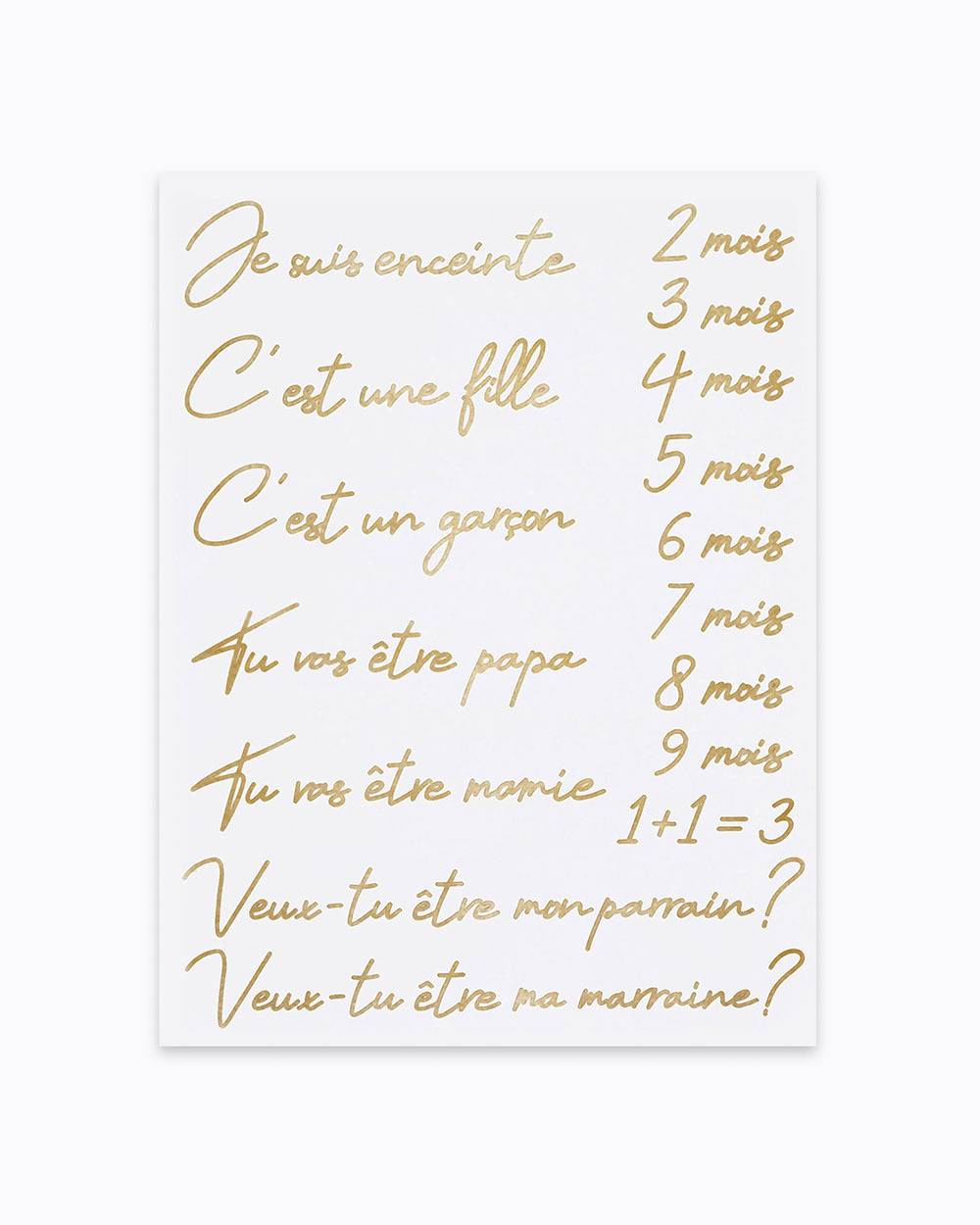 Kit de Tatouages de Grossesse Ilado