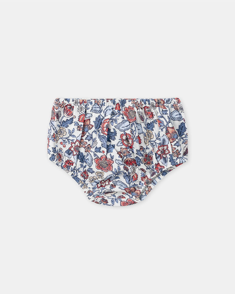Robe smock&eacute;e imprim&eacute; fleuri Coloris bleu  Sergent Major