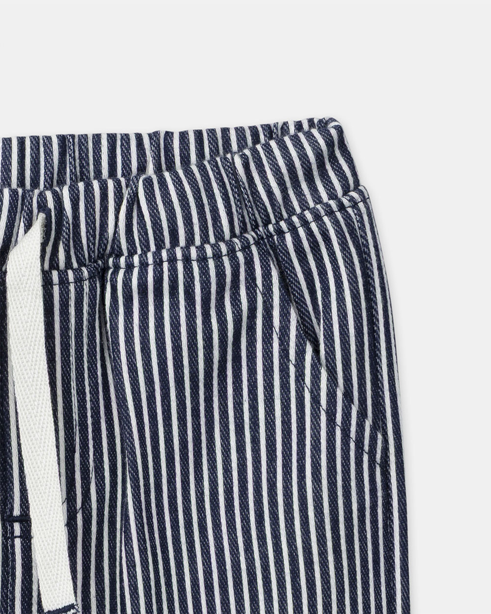 Pantalon &agrave; rayures avec cordon Coloris bleu marine  Sergent Major