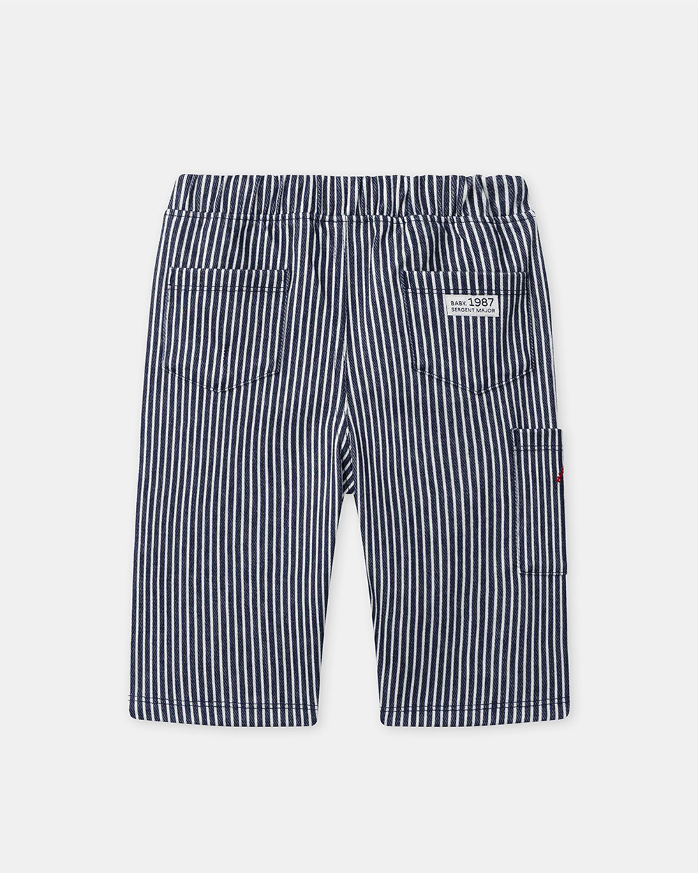 Pantalon &agrave; rayures avec cordon Coloris bleu marine  Sergent Major