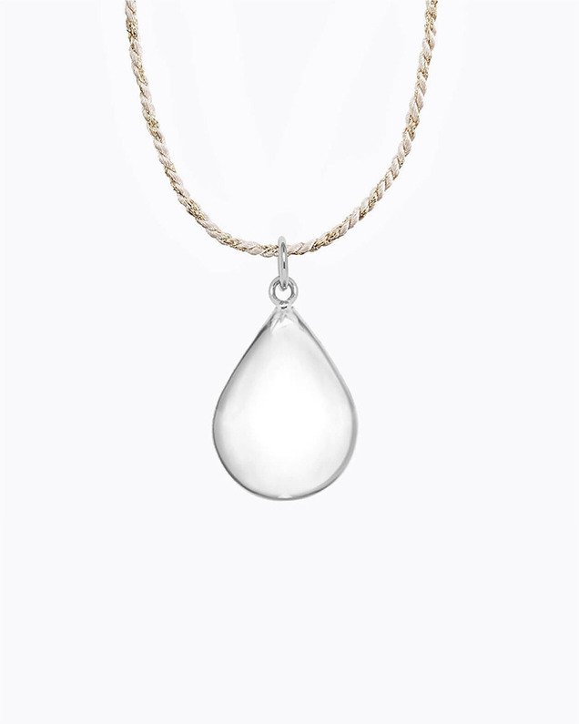Bola de grossesse Goutte Coloris Argent sur cordon Ilado