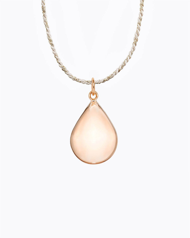 Bola de grossesse Goutte Coloris Or rose sur cordon Ilado