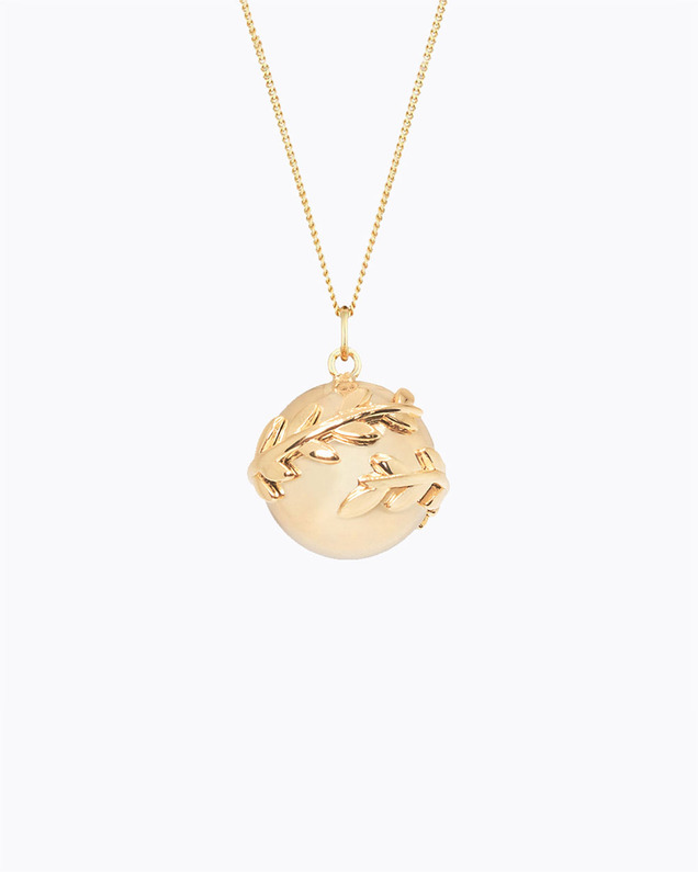 Bola de grossesse Olympia Coloris Or sur chaine Ilado