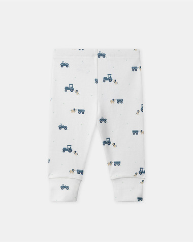 Pyjama &eacute;volutif imprim&eacute; tracteurs Coloris &eacute;cru  Sergent Major