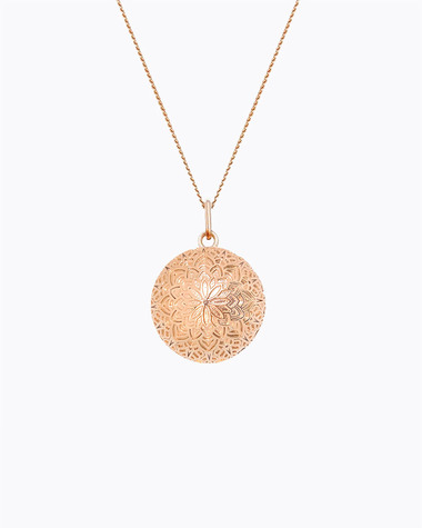 Bola de grossesse Dentelle Coloris Rose sur chaine  Ilado