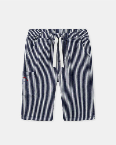 Pantalon &agrave; rayures avec cordon Coloris bleu marine  Sergent Major