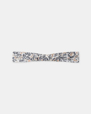 Bandeau cheveux imprim&eacute; fleuri Coloris gris fonc&eacute;  Sergent Major