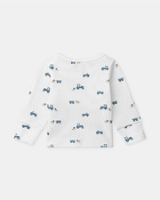 Pyjama &eacute;volutif imprim&eacute; tracteurs Coloris &eacute;cru  Sergent Major