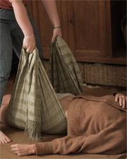 Châle Rebozo Couleur Argile Ilado