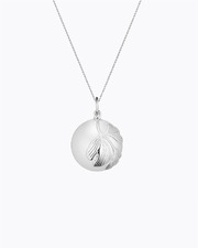 Bola de grossesse Ginkgo Coloris Argent sur chaine Ilado
