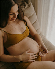 Bola de grossesse Harmony Coloris Or jaune sur chaine  Ilado