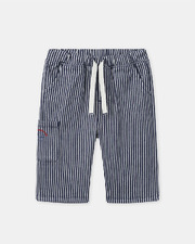 Pantalon &agrave; rayures avec cordon Coloris bleu marine  Sergent Major