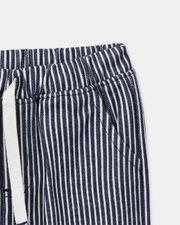 Pantalon &agrave; rayures avec cordon Coloris bleu marine  Sergent Major
