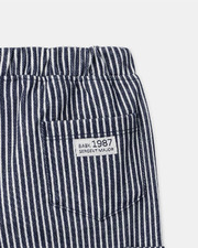 Pantalon &agrave; rayures avec cordon Coloris bleu marine  Sergent Major
