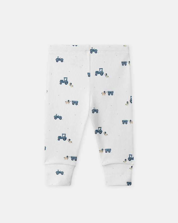 Pyjama &eacute;volutif imprim&eacute; tracteurs Coloris &eacute;cru  Sergent Major