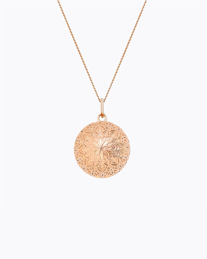 Bola de grossesse Dentelle Coloris Rose sur chaine  Ilado