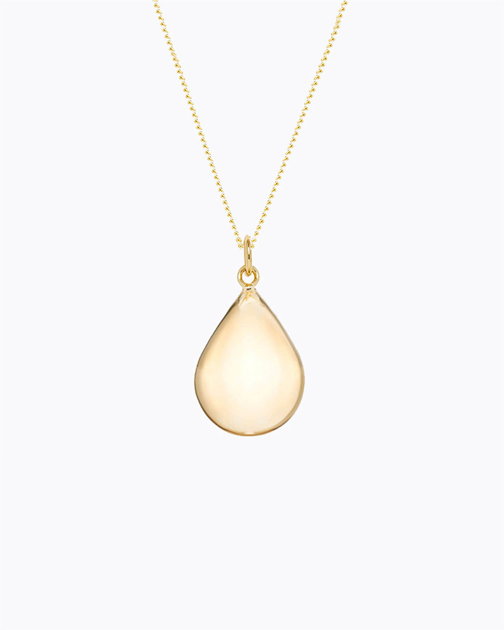 Bola de grossesse Goutte Coloris Or jaune sur chaine  Ilado