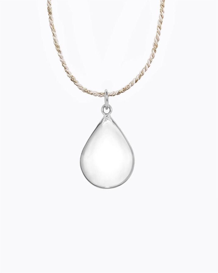 Bola de grossesse Goutte Coloris Argent sur cordon  Ilado