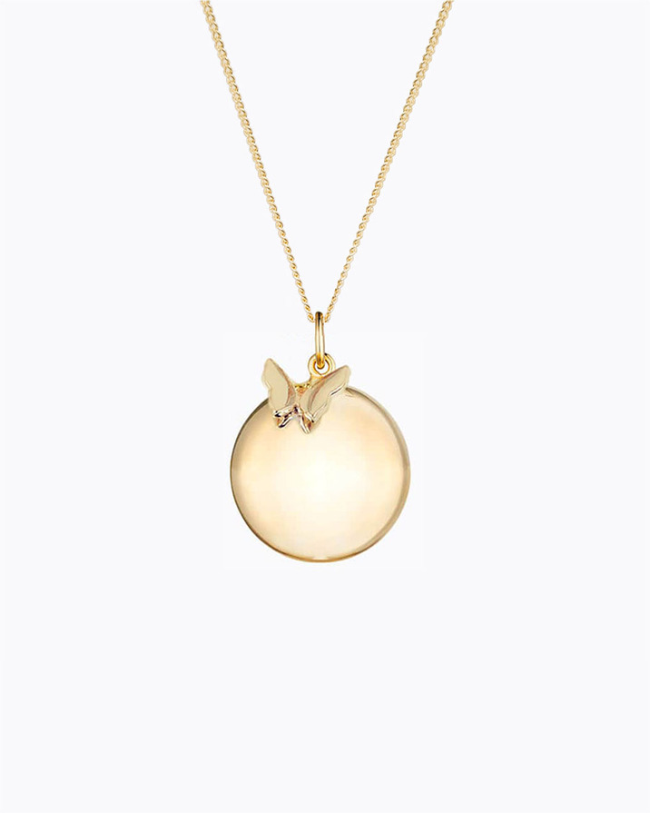 Bola de grossesse Miracle Coloris Or jaune sur chaîne Ilado