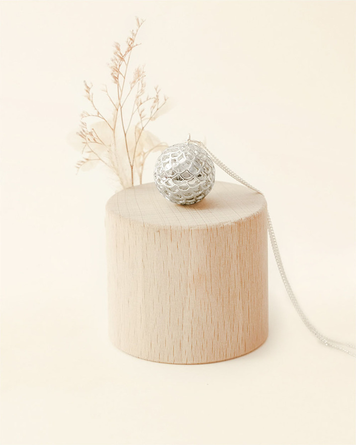 Bola de grossesse Source Coloris Argent sur chaine  Ilado