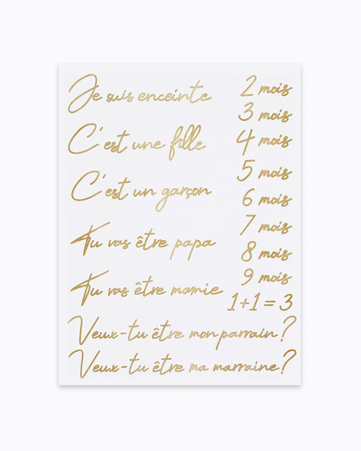 Kit de Tatouages de Grossesse Ilado