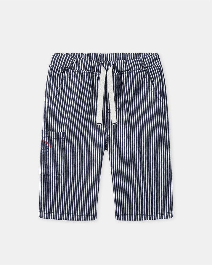 Pantalon &agrave; rayures avec cordon Coloris bleu marine  Sergent Major