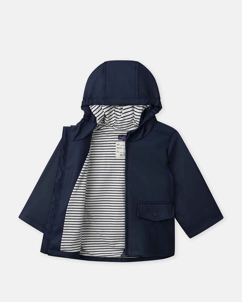 Imperm&eacute;able mi-saison mixte Coloris bleu marine  Sergent Major