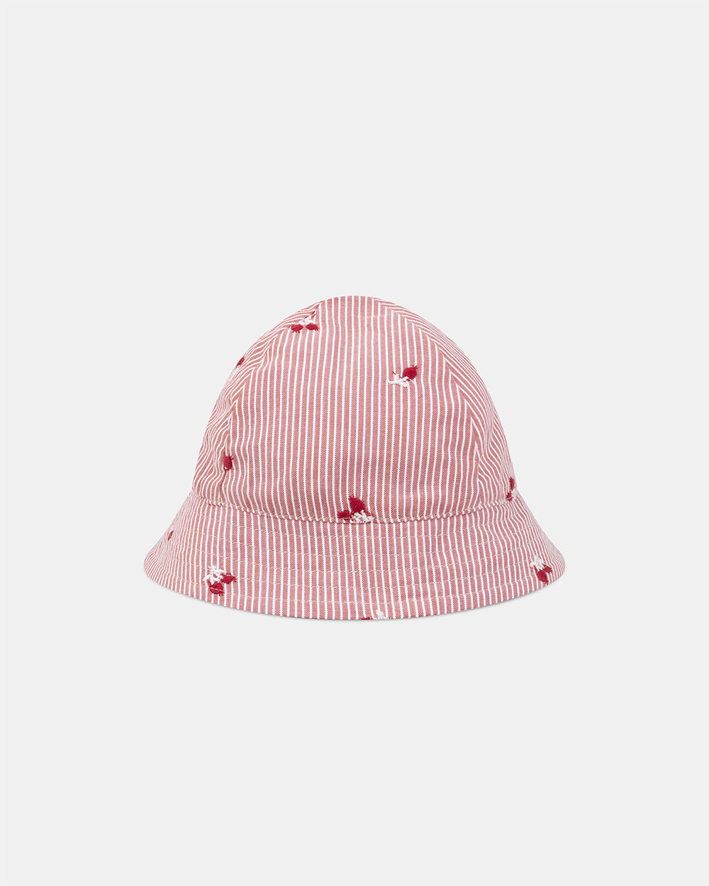 Chapeau à rayures et broderies baies Coloris naturel Sergent Major