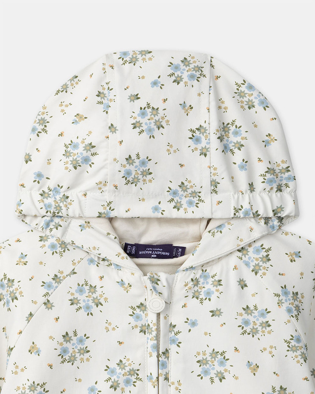 Imperméable 3-en-1 imprimé fleuri Coloris écru  Sergent Major