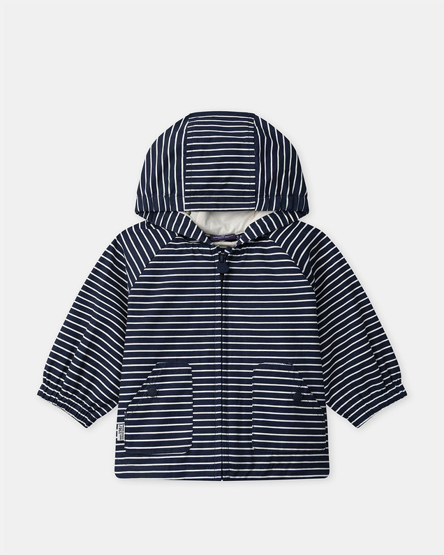 Imperméable 3-en-1 à rayures Coloris bleu marine Sergent Major