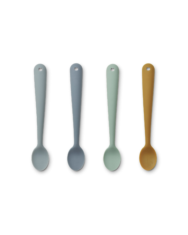 Lot de 4 cuillères Siv Coloris blue multi mix Liewood