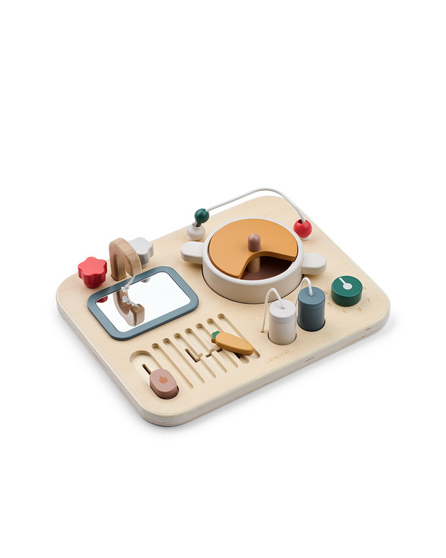 Tableau d'activité en bois Magnus Coloris sandy multi mix Liewood