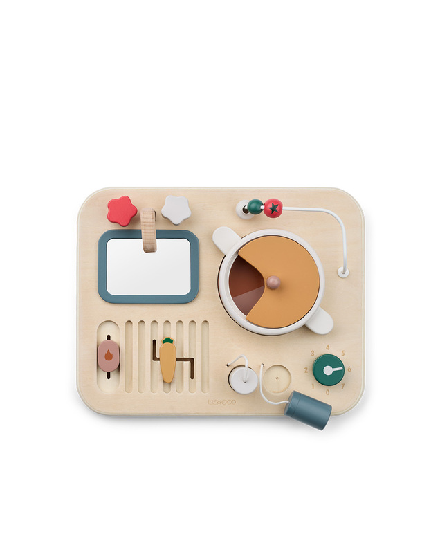 Tableau d'activité en bois Magnus Coloris sandy multi mix Liewood